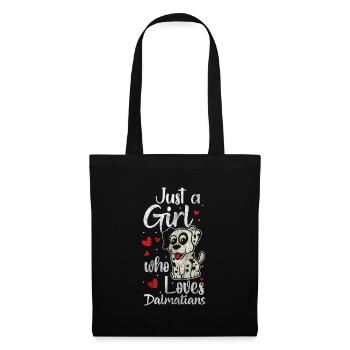Dalmatian Paw Dog Owner Animal Friend - Tote Bag - black - Front