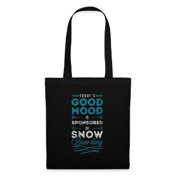 Snowboard Vacances Hobby - Sac en tissu - noir - Devant
