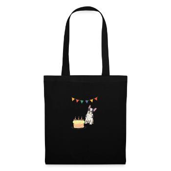 Birthday Party Dog Party French Bulldog - Tote Bag - black - Front