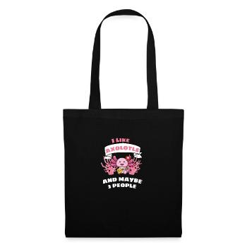 Tail Lurch Guitars Funny Gift Axolotl - Tote Bag - black - Front