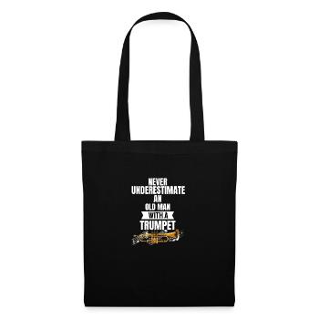 Trumpeter Retiree Retirement Gift Trumpet - Tote Bag - black - Front