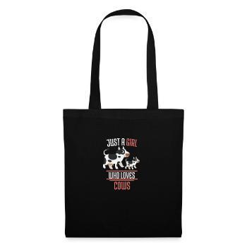 Farmer Farmer Farm Animal Girl Gift Cow - Tote Bag - black - Front