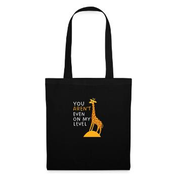 Zoo Animal Lovers Funny Gift Africa Giraffe - Tote Bag - black - Front