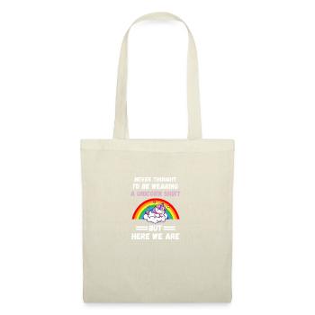Animal Drôle de Licorne Chemise Cadeau Licorne - Sac en tissu - nature - Devant