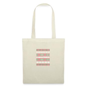 Cadeau de Noël moche Noël - Sac en tissu - nature - Devant