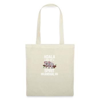 Zoo d’Australie Animal Gift Funny Koala - Sac en tissu - nature - Devant