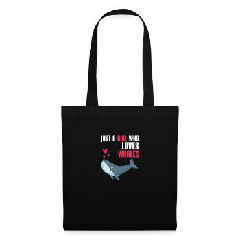 Killer Whale Ocean Animal Girl Gift Whale - Tote Bag - black - Front