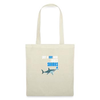 Sea animal predator shark boy gift shark - Tote Bag - nature - Front