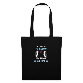 Penguin Costume Zoo Animal Gift Funny Penguin - Tote Bag - black - Front