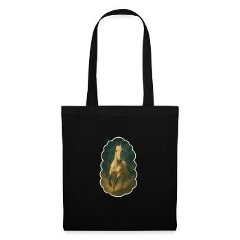 Akhal-Teke in a noble look – love of horses - Tote Bag - black - Front