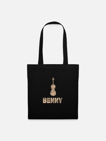 Benny als Bratsche - Stoffbeutel - Schwarz