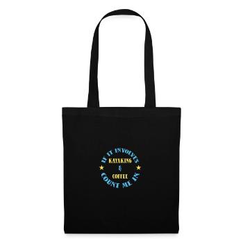 Kayak Kayaking - Sac en tissu - noir - Devant