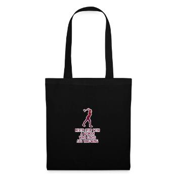 Axe throw axe throwing - Tote Bag - black - Front