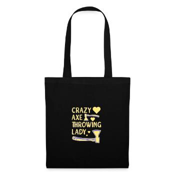Axe throw axe throwing - Tote Bag - black - Front