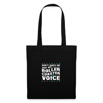 Roller Coaster Amusement Park Amusement Park - Tote Bag - black - Front