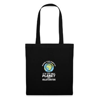 Roller Coaster Amusement Park Amusement Park - Tote Bag - black - Front
