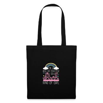 Roller Coaster Amusement Park Amusement Park - Tote Bag - black - Front