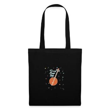 Banjo play banjo player music instrument - Tote Bag - black - Front