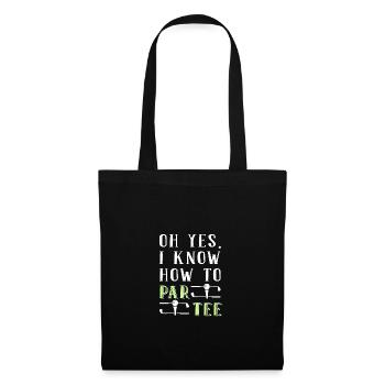 Golf Golfeurs Golfeurs - Sac en tissu - noir - Devant
