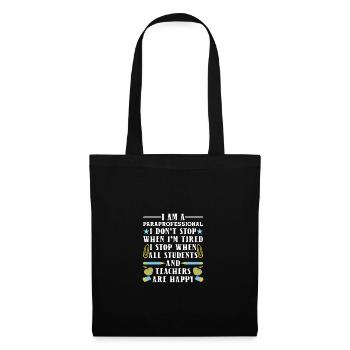Paraprofessionnel - Sac en tissu - noir - Devant