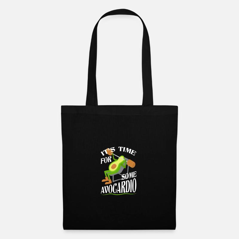 Avocado - Stoffbeutel - Schwarz