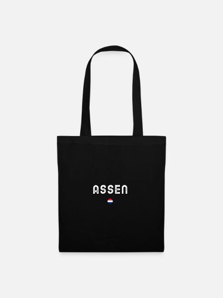 ASSEN - Stoffbeutel - Schwarz
