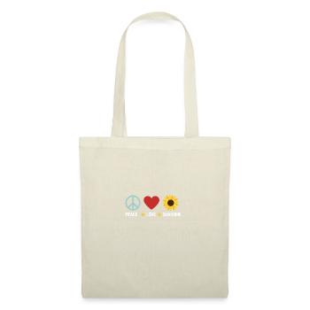 Fleurs de jardin Fleurs Hippie Cadeau Tournesol - Sac en tissu - nature - Devant