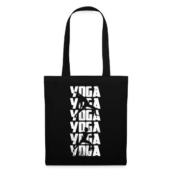 Yoga - Stoffbeutel - Schwarz - Vorne