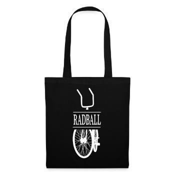 Radball, Radballer, Hallenradsport - Stoffbeutel - Schwarz - Vorne