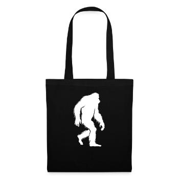 Yéti - Bigfoot - Légende - Créatures mythiques - Sac en tissu - noir - Devant
