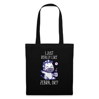 I just really like Zebra ok? Zebra Design - Tote Bag - black - Front