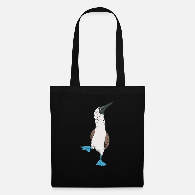 Blaufußtölpel Blue-footed Booby Seevogel - Stoffbeutel - Schwarz