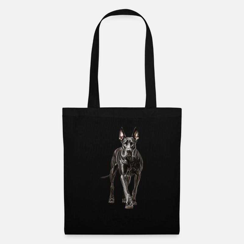Deutsche Dogge - Stoffbeutel - Schwarz