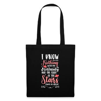 Planètes d’astronomie stellaire - Sac en tissu - noir - Devant