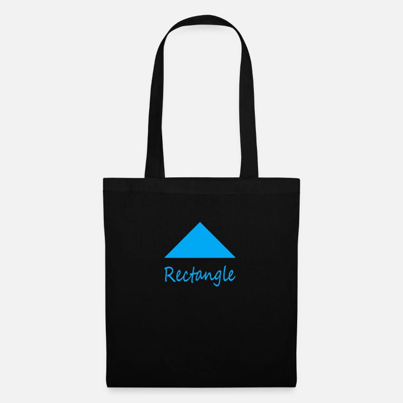 Mauvaise forme de rectangle - Sac en tissu - noir