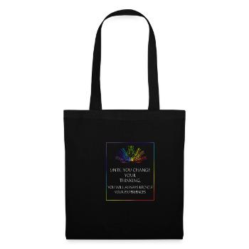 Reiki Praktiker Spirituelle Chakra Meditation - Stoffbeutel - Schwarz - Vorne