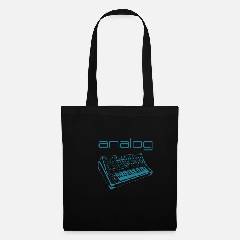 Modular Synthesizer Vintage Analog - Tote Bag - black