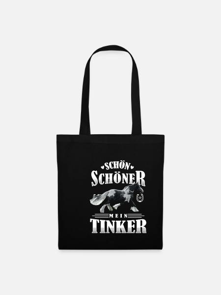 Schön Schöner Mein Tinker - Stoffbeutel - Schwarz