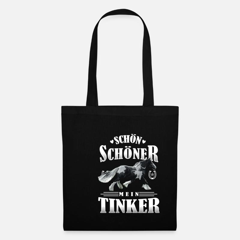Schön Schöner Mein Tinker - Stoffbeutel - Schwarz