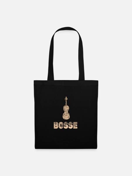 Bosse als Bratsche - Stoffbeutel - Schwarz