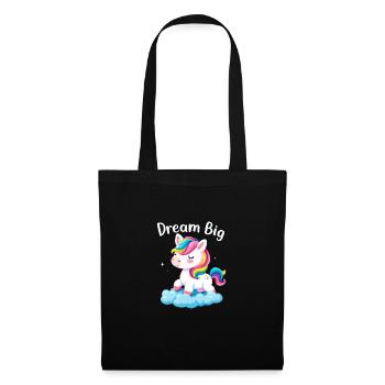 Dream Big Unicorn Inspiration for Unicorn Lovers - Tote Bag - black - Front