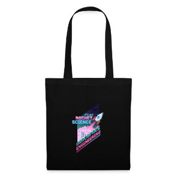 Ce n’est pas Rocket Science, c’est Aerospace - Sac en tissu - noir - Devant