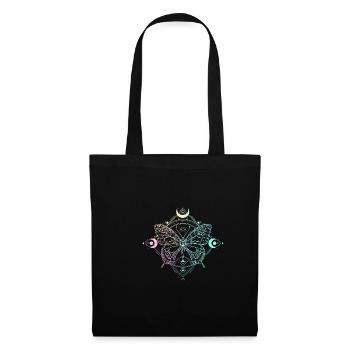 Pastel Goth Lune Goth papillon lune gothique - Sac en tissu - noir - Devant