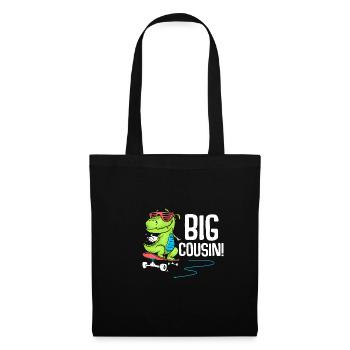 Grand cousin patinage Trex - Sac en tissu - noir - Devant