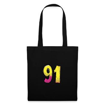 91 Number Comic - Tote Bag - black - Front
