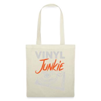 Junkie de vinyle - Sac en tissu - nature - Devant