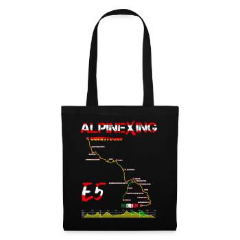 E5 Oberstdorf Merano - Tote Bag - black - Front