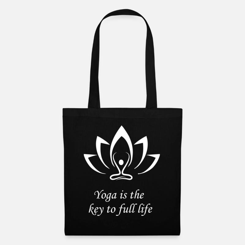 Yoga - Stoffbeutel - Schwarz