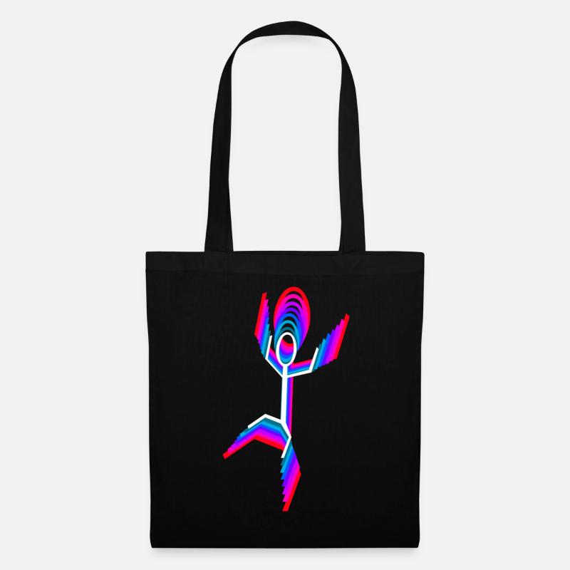 Danseur danseur - Sac en tissu - noir