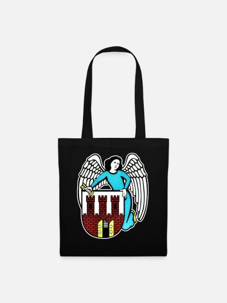 Toruń - Pologne - Sac en tissu - noir